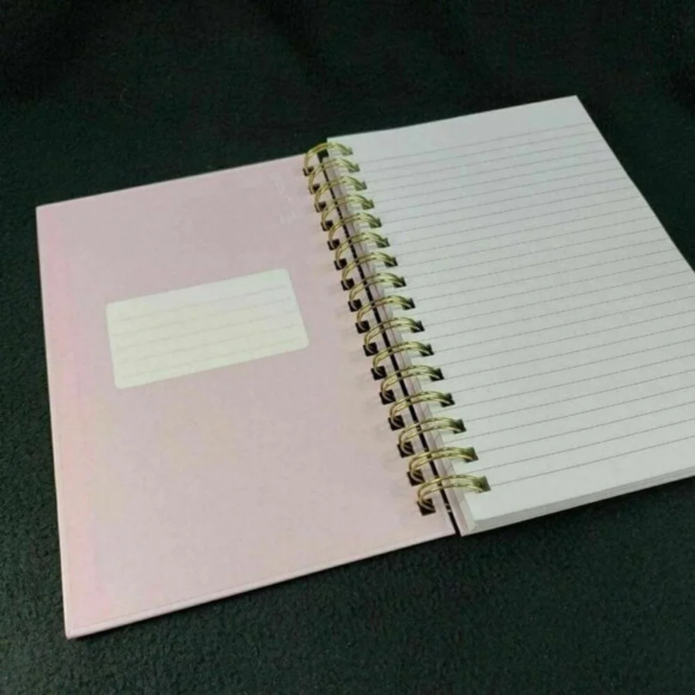 Yoobi Spiral Notebook Journal‎ 120 Sheets Pink Girl Teen Diary New